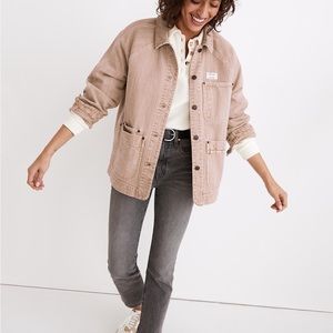 Madewell x Backdrop Studio Hours Oversized Chore Jacket size XXSMALL